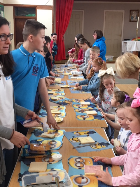 Busy making our lunch!